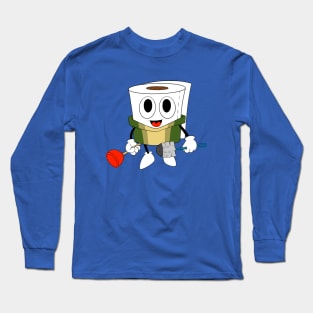 Toilet Paper John Roll Long Sleeve T-Shirt